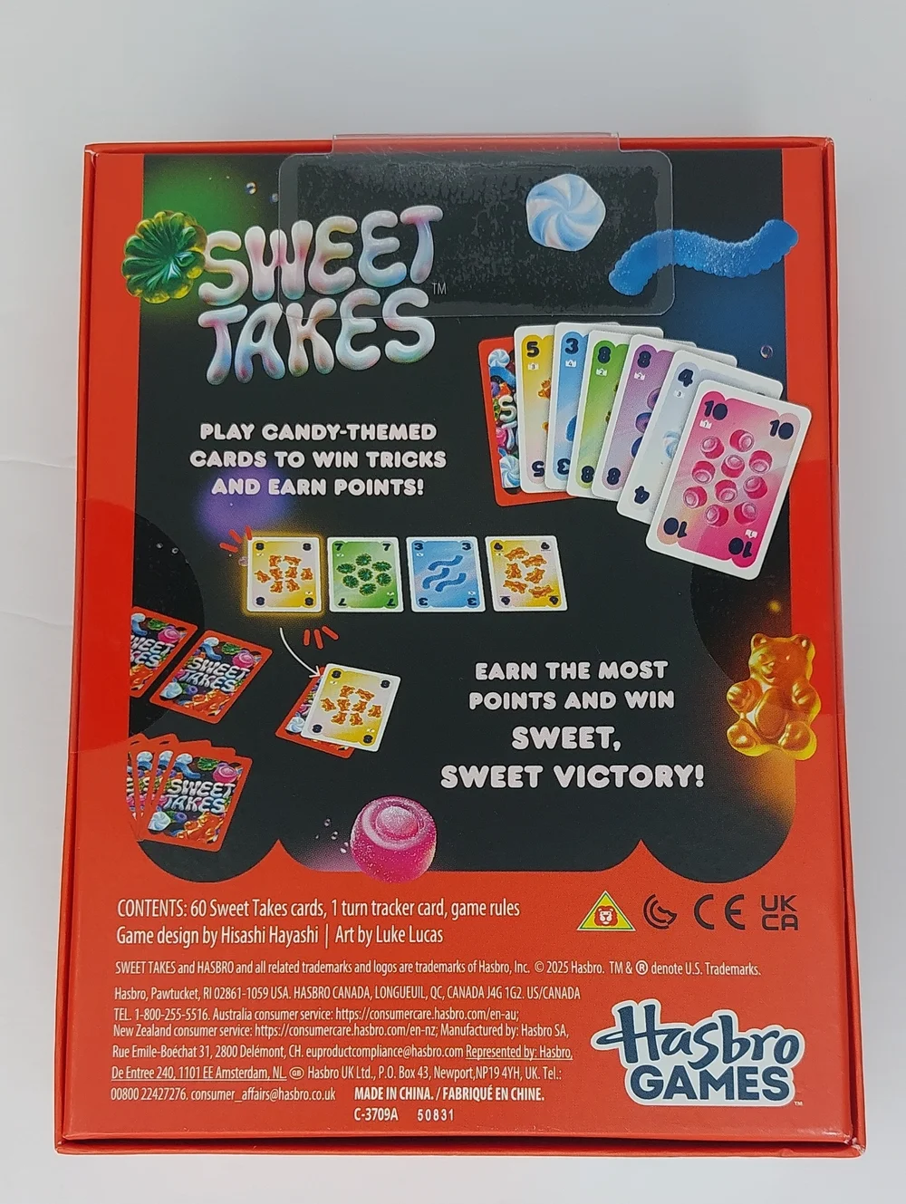 Hasbro Games Sweet Takes Card Game - A Fun Game Of Tricks NEW Sealed